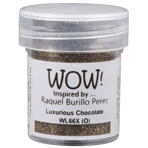 WOW Embossingpulver Luxurious Chocolate*Raquel Burillo Perez* WL66X