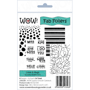 WOW! Fab Foilers - Love & Hugs (by Verity Biddlecombe)  16 ark W216Z-004