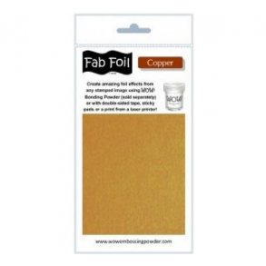 Wow fab foil 1m x 10cm Copper