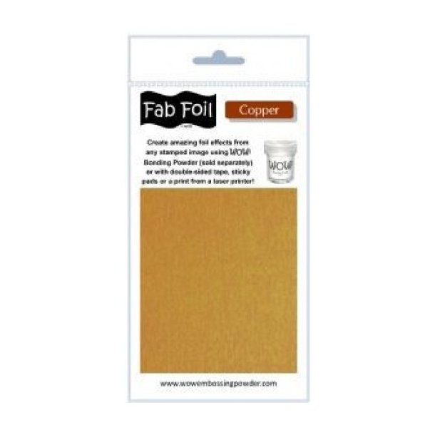 Wow fab foil 1m x 10cm Copper