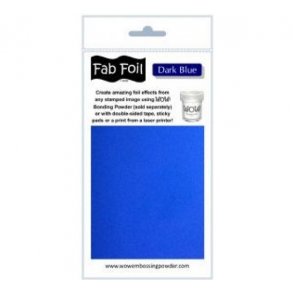 Wow fab foil 1m x 10cm Dark Blue