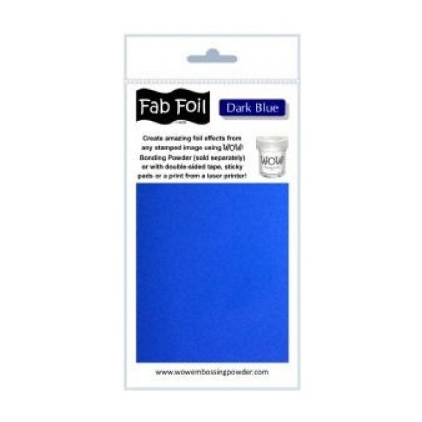 Wow fab foil 1m x 10cm Dark Blue