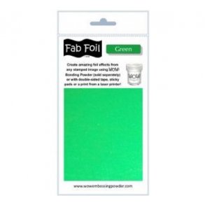 Wow fab foil 1m x 10cm green