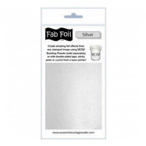 Wow fab foil 1m x 10cm Silver
