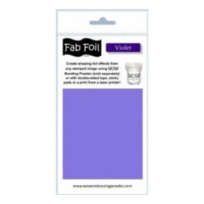 Wow fab foil 1m x 10cm Violet