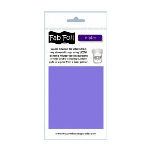 Wow fab foil 1m x 10cm Violet