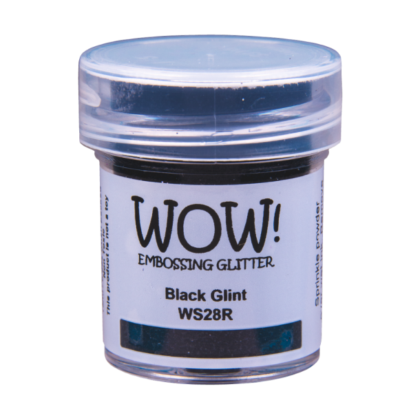 Wow R. embossing glitter ws28 Black Glint 15ml 