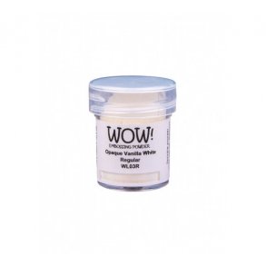 Wow R. embossing Opague Vanilla White WL03R 