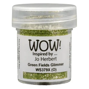 Wow embossing Glitters - Green Glimmer WS379R 15ml
