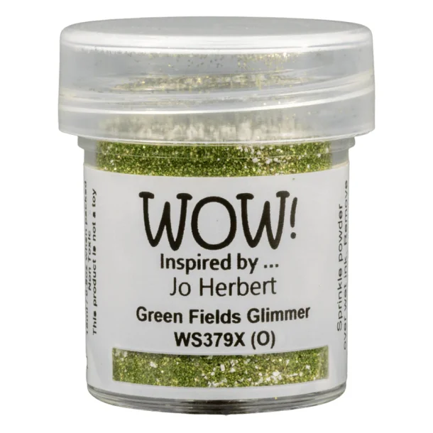 Wow embossing Glitters - Green Glimmer WS379R 15ml