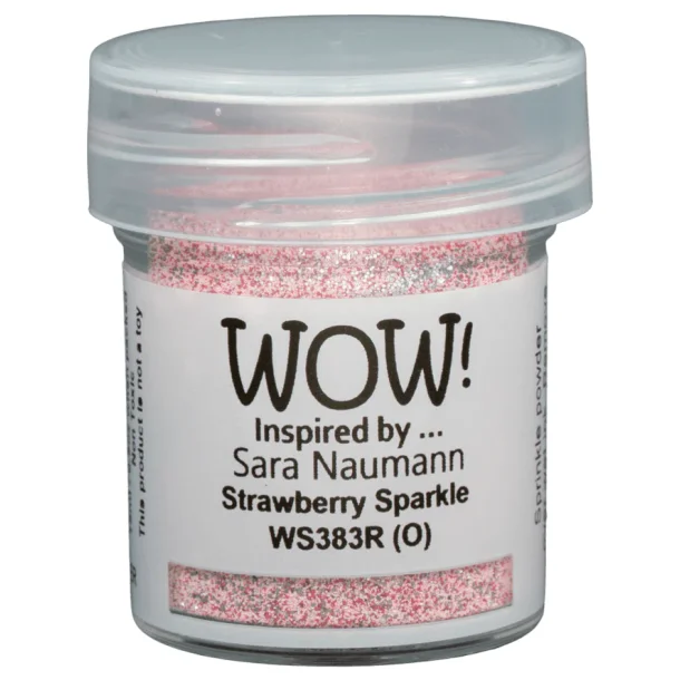 Wow embossing Glitters - Strawberry Sparkle WS383R 15ml