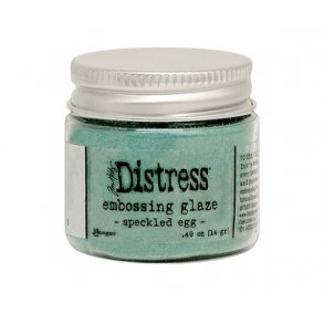 Distress embossing Glaze